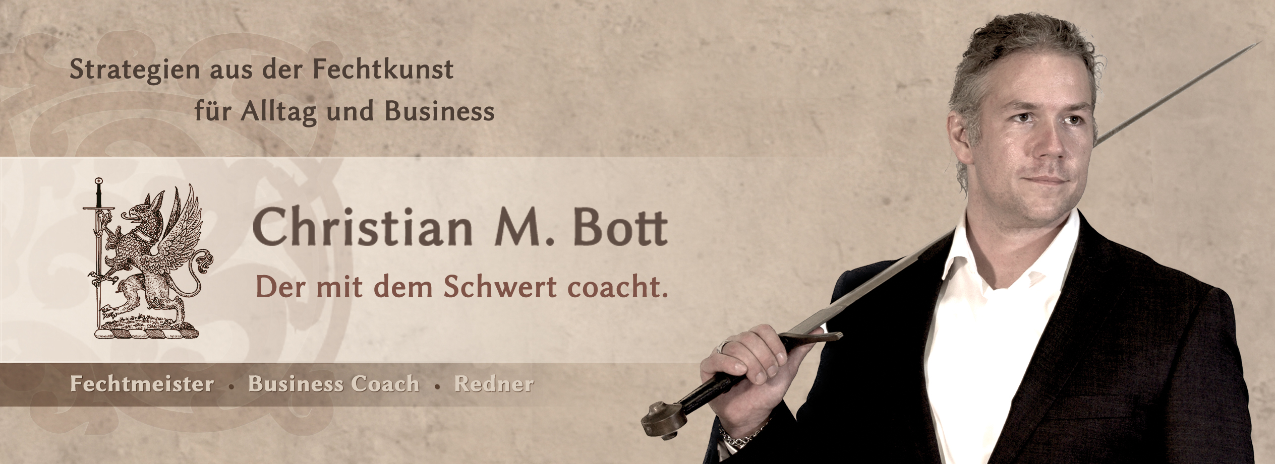 Christian M. Bott - Der mit dem Schwert coacht.